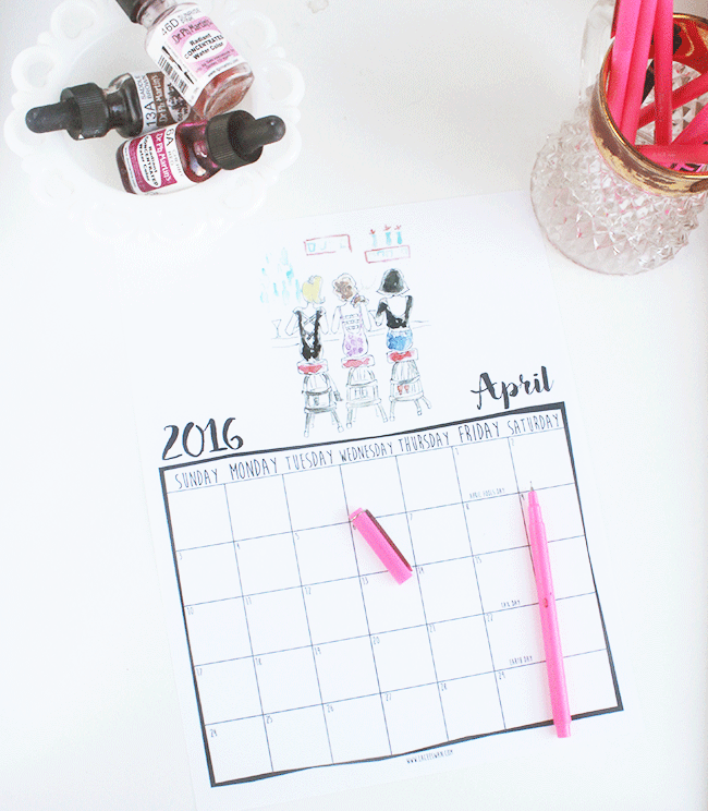 Free-printable-Calendar-April