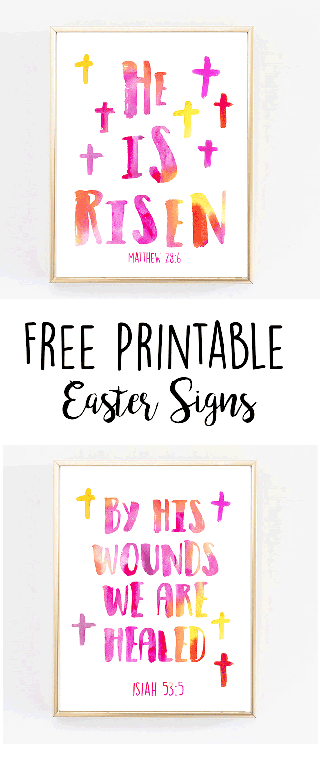 Free Printable Easter Signs Lacee SwanLacee Swan