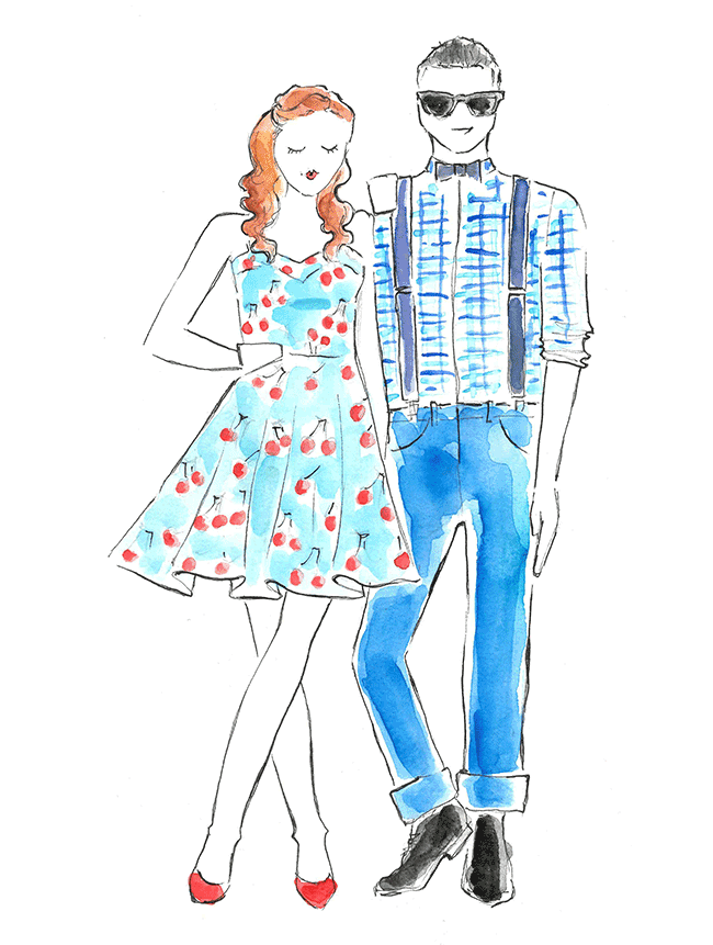 RetroCouplemodcloth