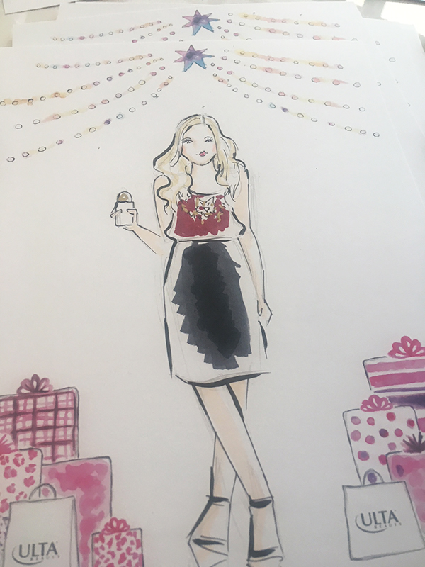 Fashion Illustrations by Lacee Swan for Ulta Beauty