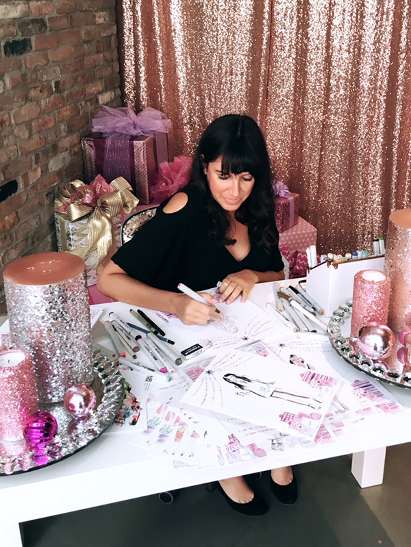 Fashion Illustrator Lacee Swan for Ulta Beauty