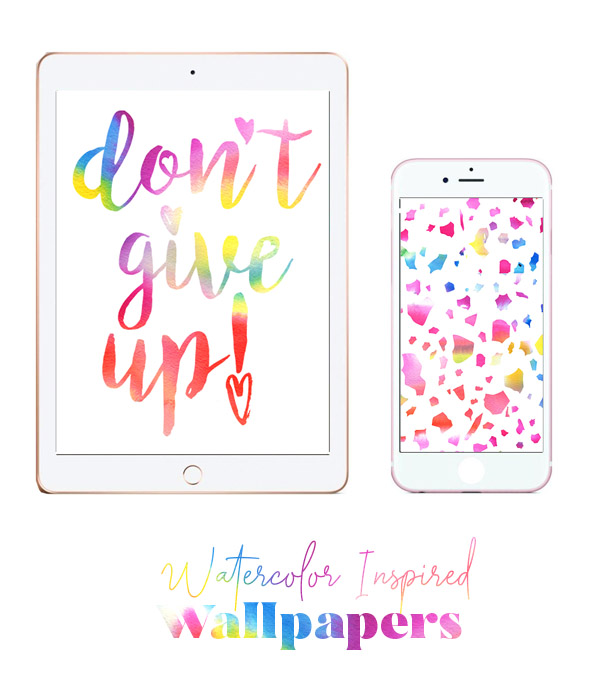 Watercolor Inspired Wallpapers