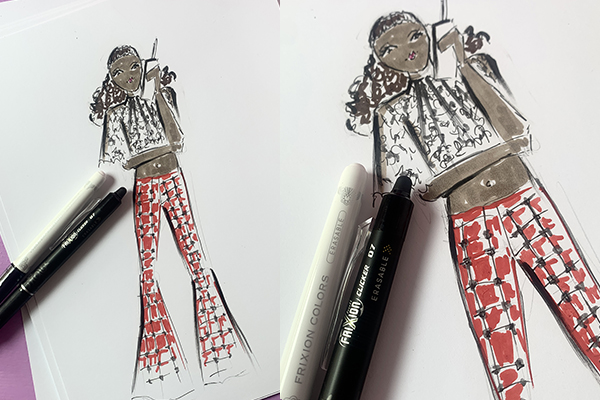 Lacee Swan x Pilot Pen's for Project Runway All-stars!