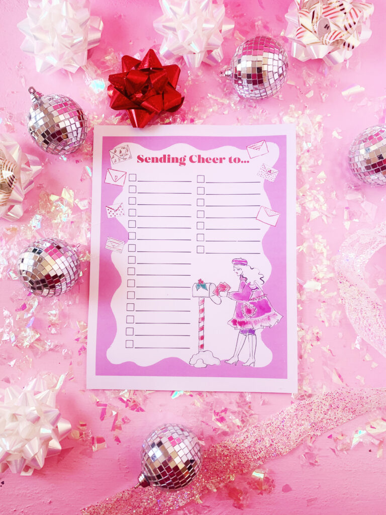 Holiday Card Checklist - Lacee Swan
