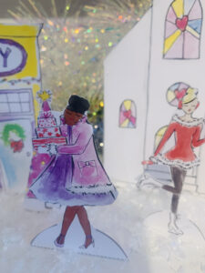 Lacee Swan Christmas Printable Village